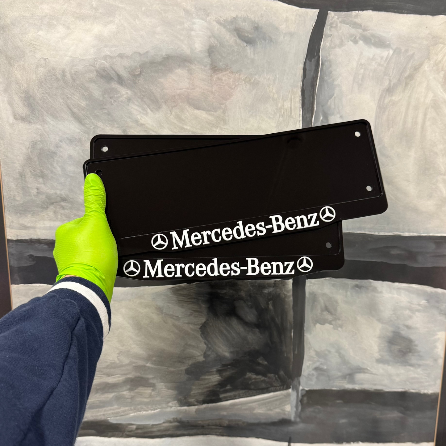 LOGO MERCEDES - CORNICE TARGA