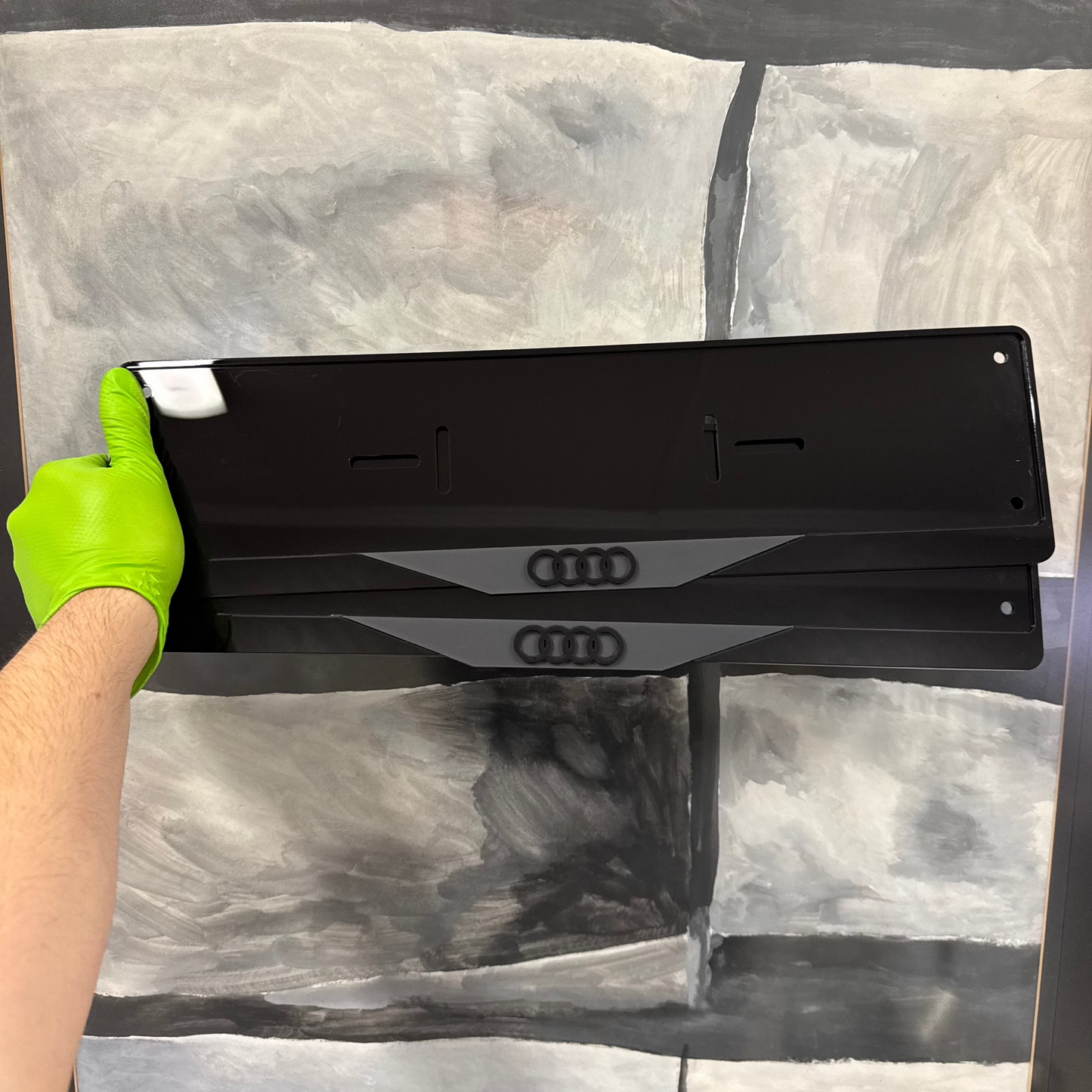 LOGO AUDI - CORNICE TARGA