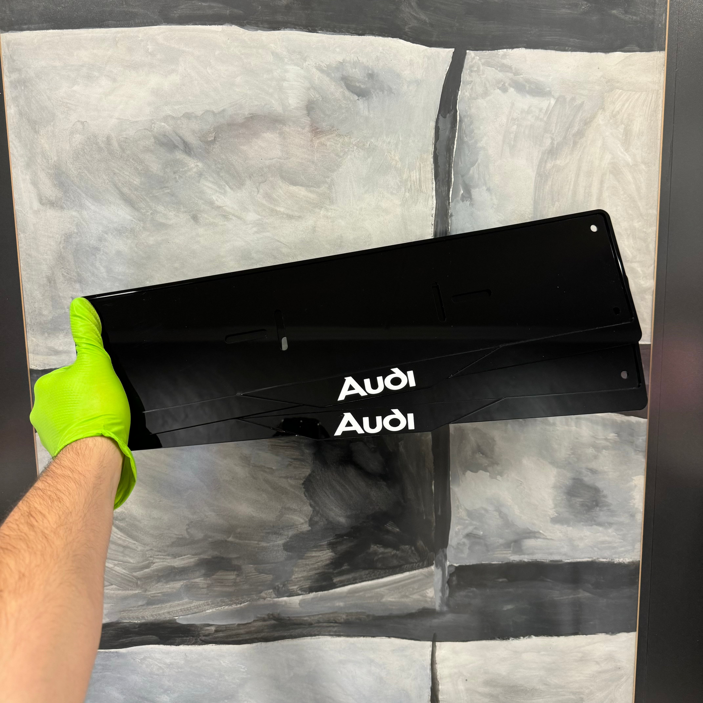 LOGO AUDI - CORNICE TARGA